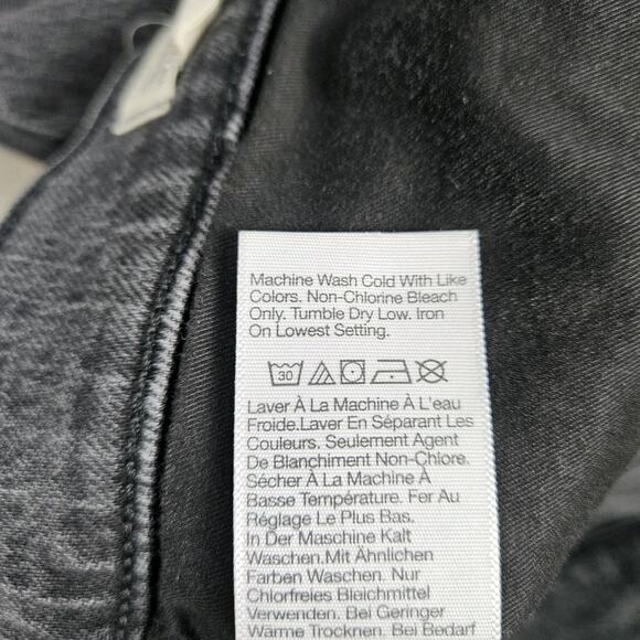 Madewell Perfect Vintage Jean Women’s 32 High Rise Tapered Washed Black Denim - Picture 8 of 15